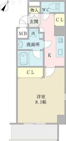 吹上駅 徒歩1分 3階の物件間取画像